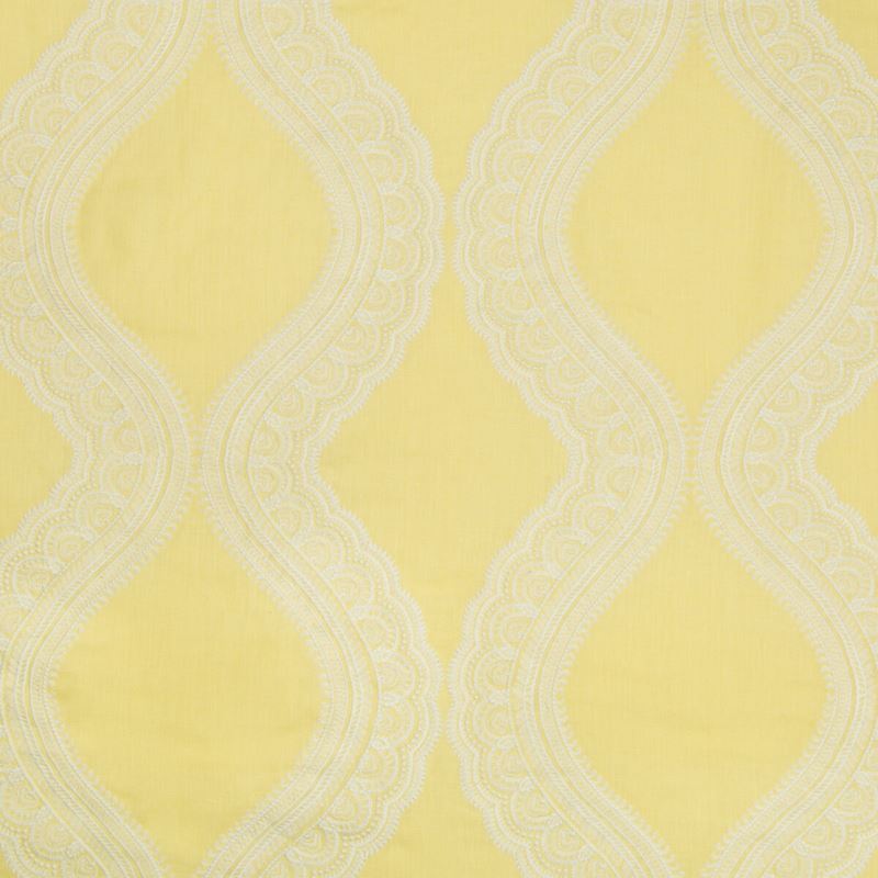 Brunschwig & Fils Fabric 8017106.14 Isoline Emb Canary