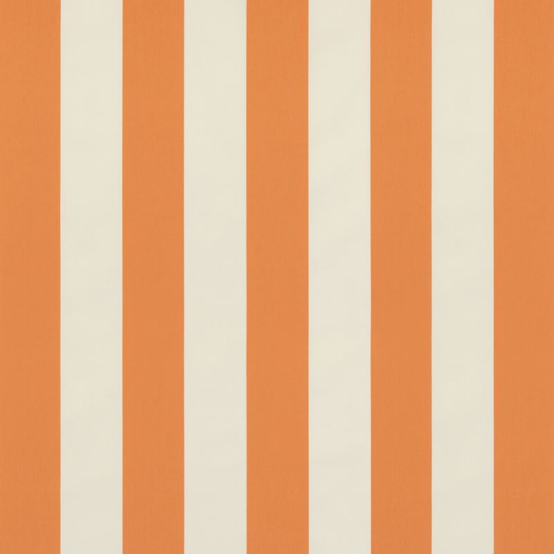 Brunschwig & Fils Fabric 8019104.12 Robec Stripe Orange