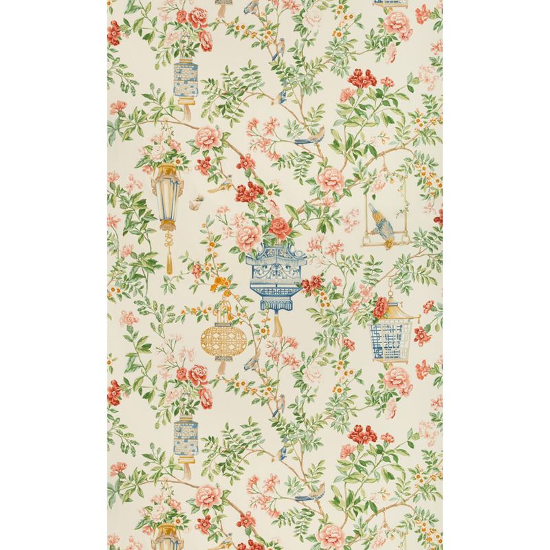 Brunschwig & Fils Fabric 8019137.192 Jardin Fleuri Print Ivory