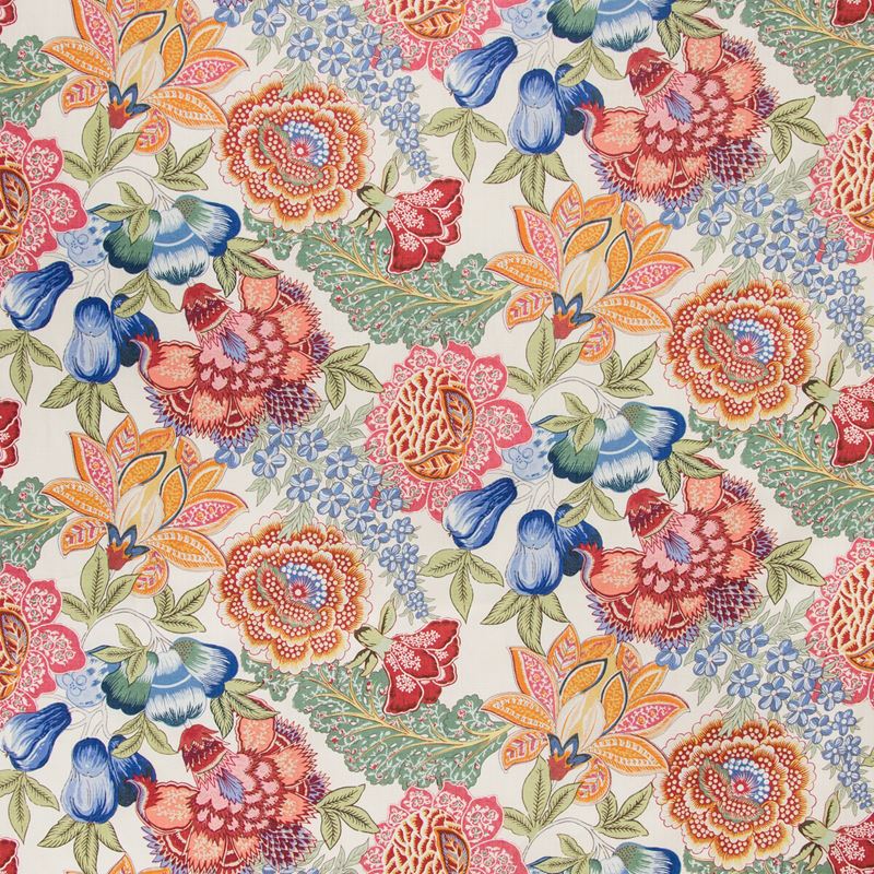 Brunschwig & Fils Fabric 8020101.195 Karabali Print Jewel