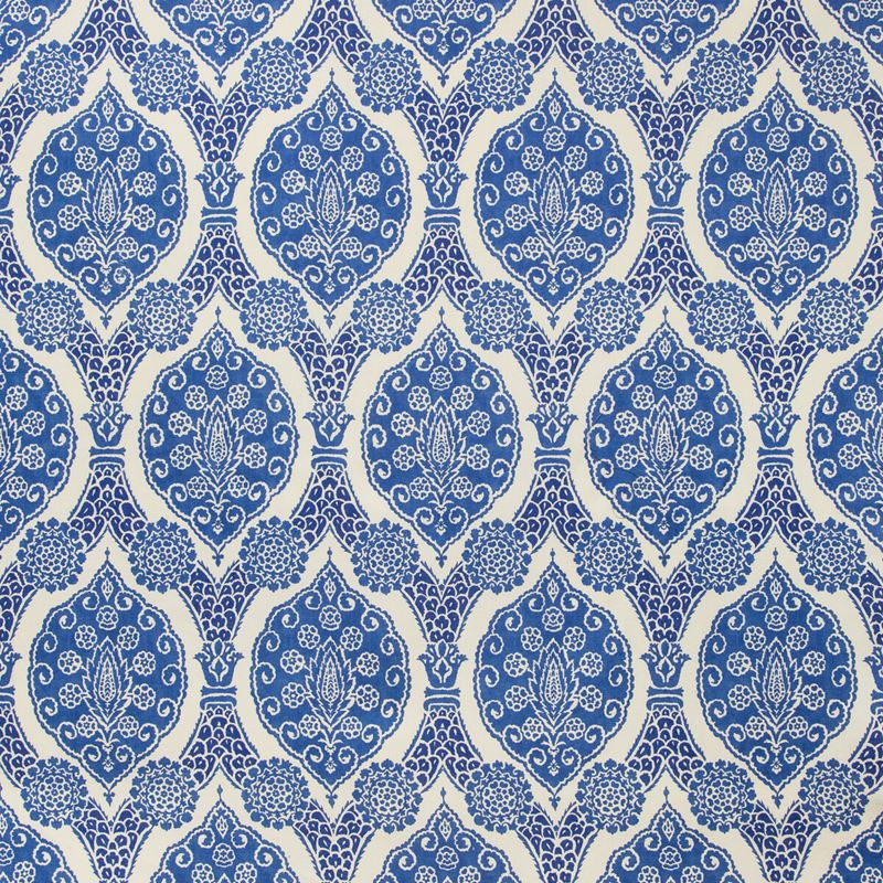 Brunschwig & Fils Fabric 8020103.55 Sufera Print Blue