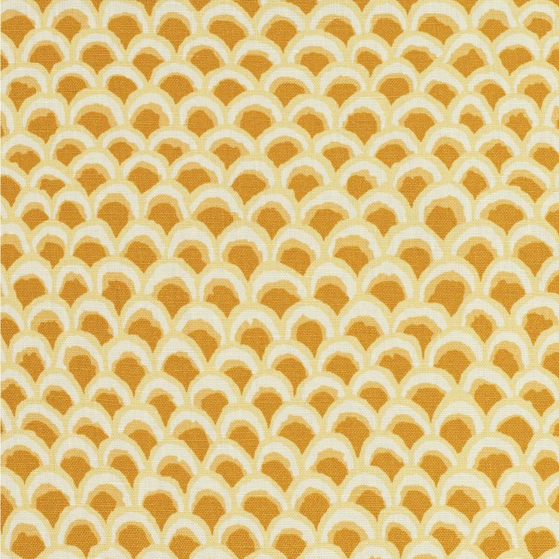 Brunschwig & Fils Fabric 8020126.40 Pave Ii Print Canary