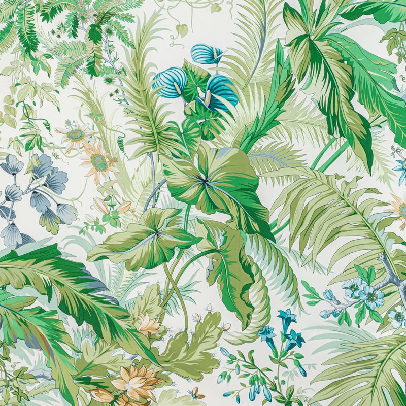 Brunschwig & Fils Fabric 8022136.153 Majorelle Print Mist