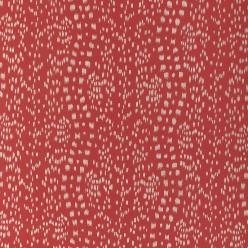 Brunschwig & Fils Fabric 8024103.19 Les Touches Reverse Red
