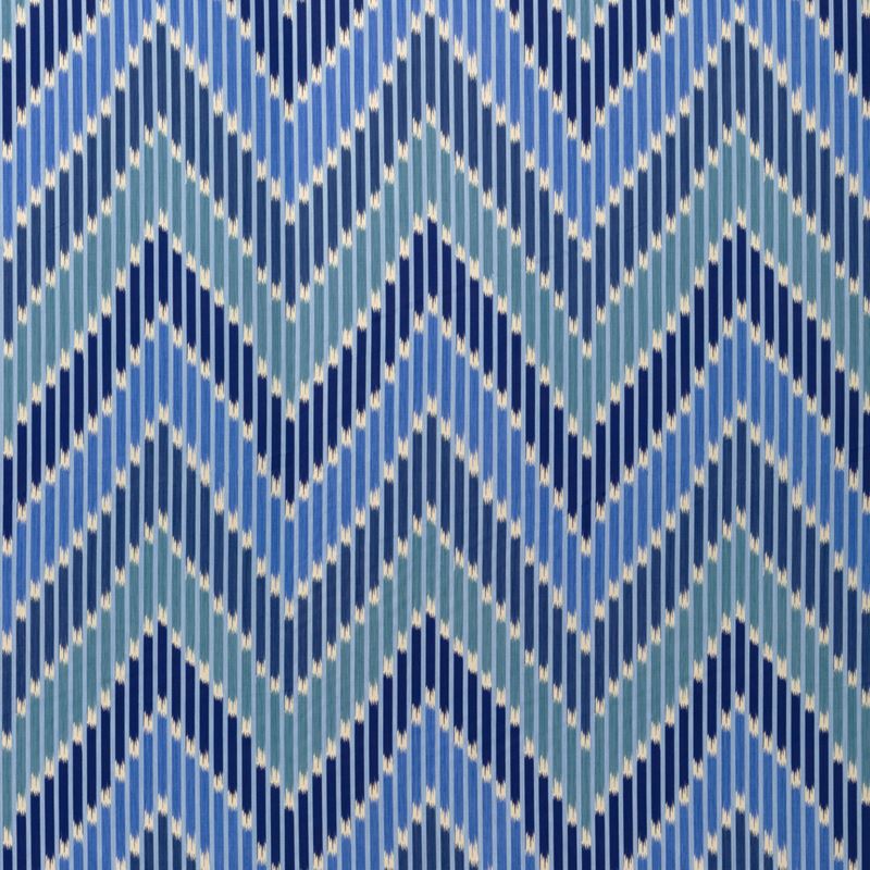 Brunschwig & Fils Fabric 8024107.513 Cascade Print Blue/Sky