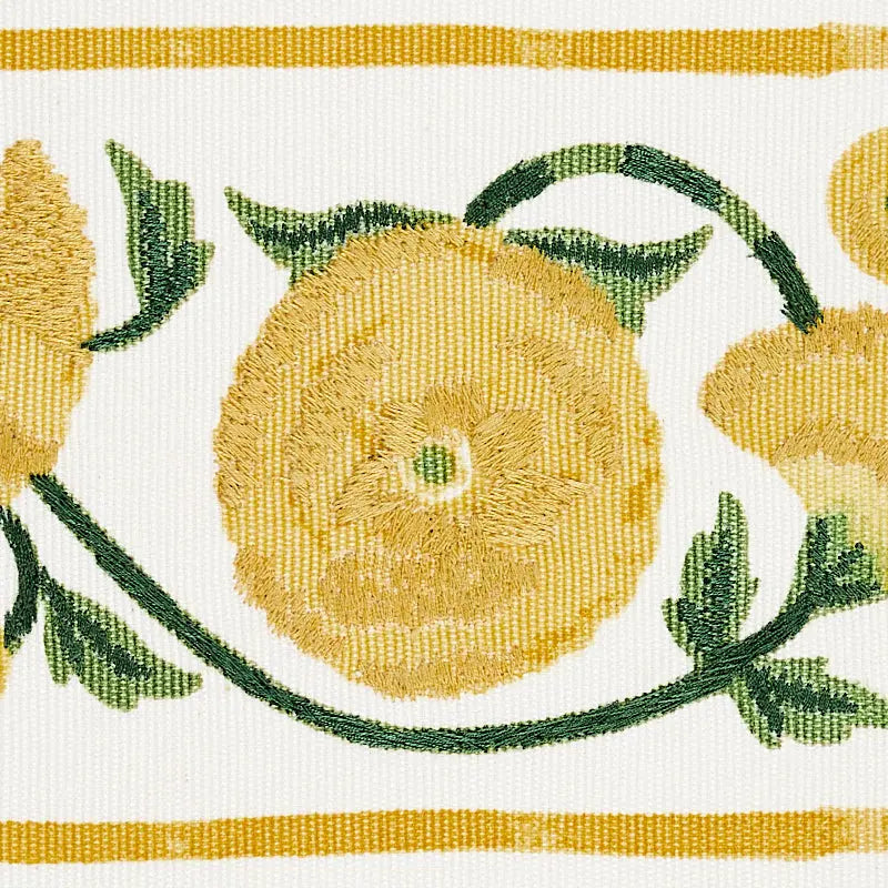 SARANDA-FLOWER-EMBROIDERY-TAPE-MARIGOLD-SCHUMACHER-80391