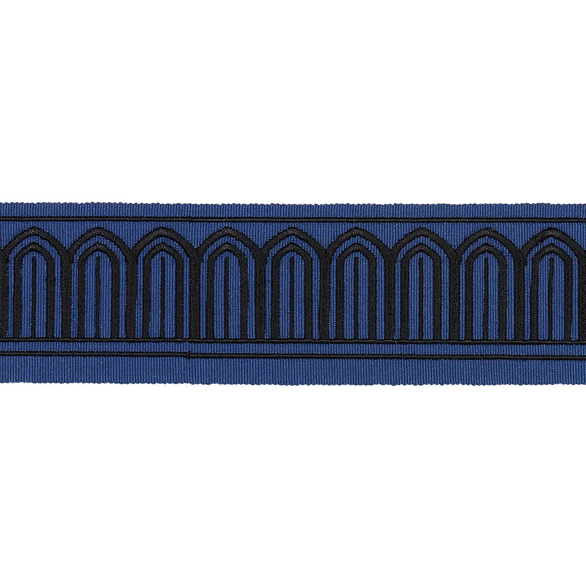 ARCHES-EMBROIDERED-TAPE-MEDIUM-BLACK-ON-NAVY-SCHUMACHER-81150