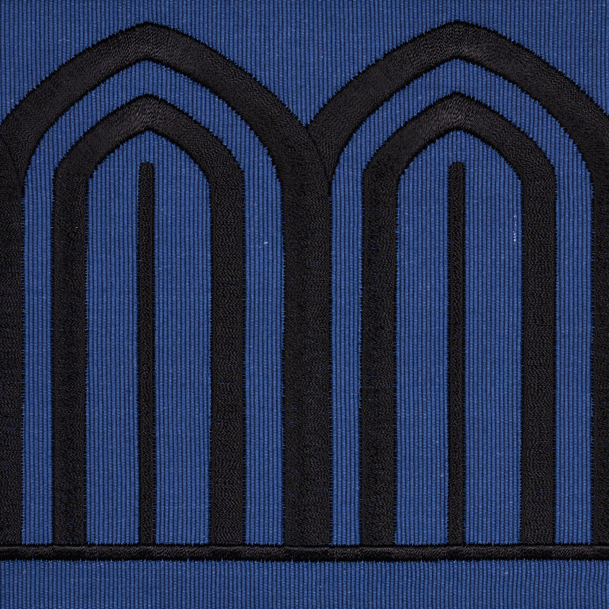 ARCHES-EMBROIDERED-TAPE-WIDE-BLACK-ON-NAVY-SCHUMACHER-81160