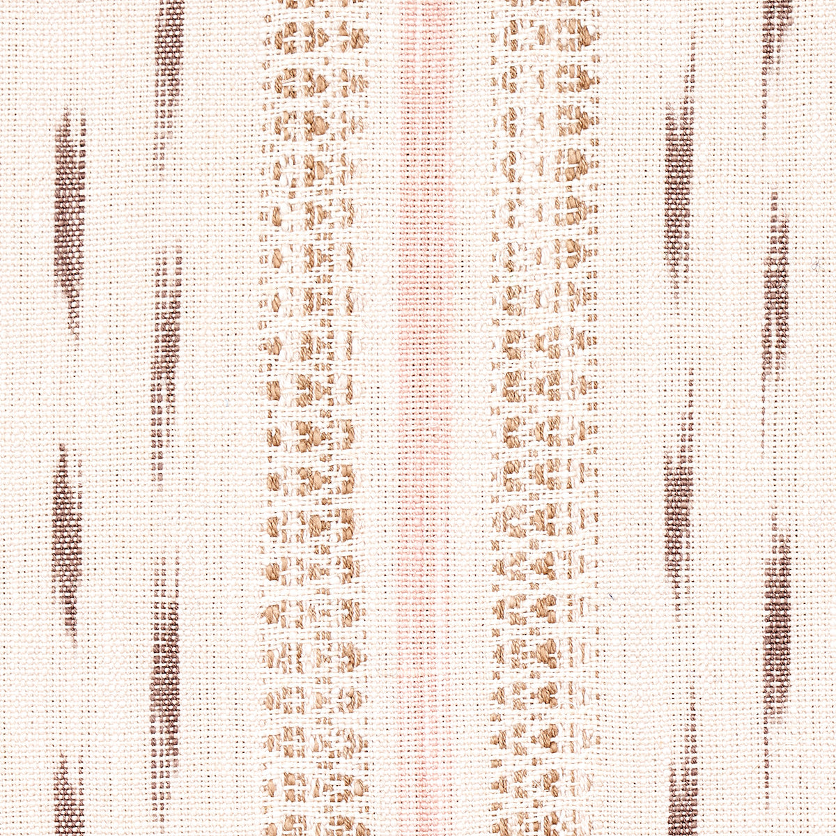 MIRZA-IKAT-STRIPE-BLUSH-ON-NATURAL-SCHUMACHER-82111