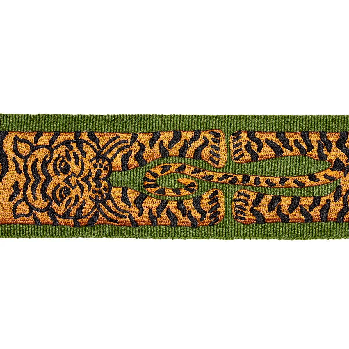 LE-TIGRE-EMBROIDERED-TRIM-GREEN-SCHUMACHER-82511