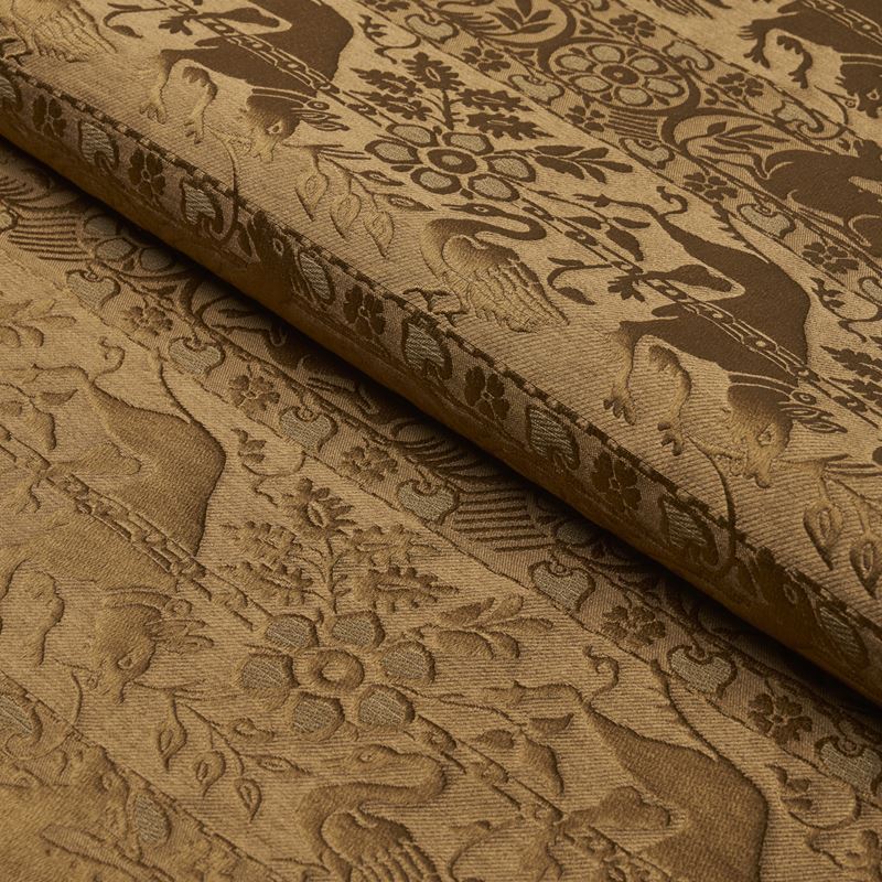 Schumacher Fabric 83122 Animali Bronze