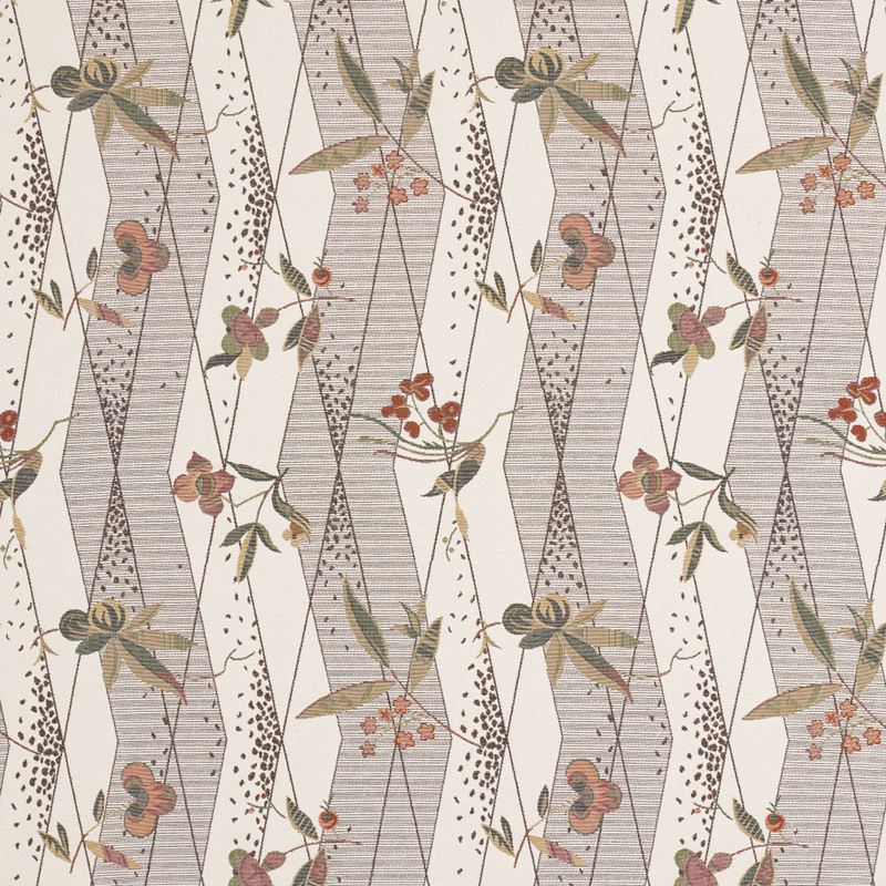 Schumacher Fabric 83140 Romola Floral Birch