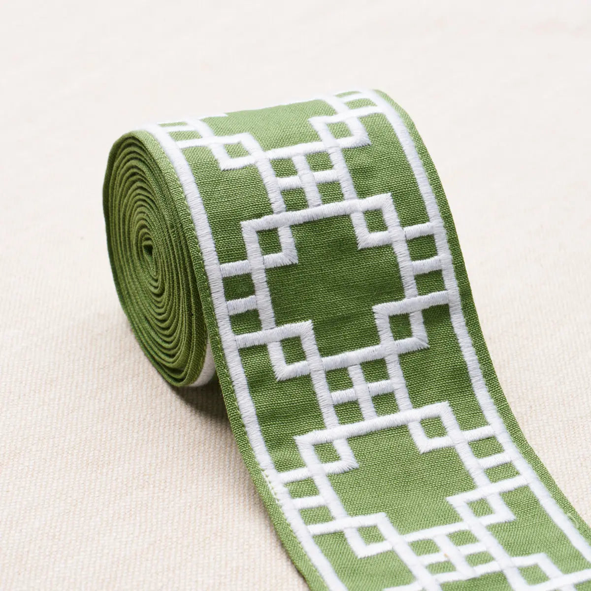 SQUARED-AWAY-TRELLIS-TAPE-GREEN-SCHUMACHER-83590