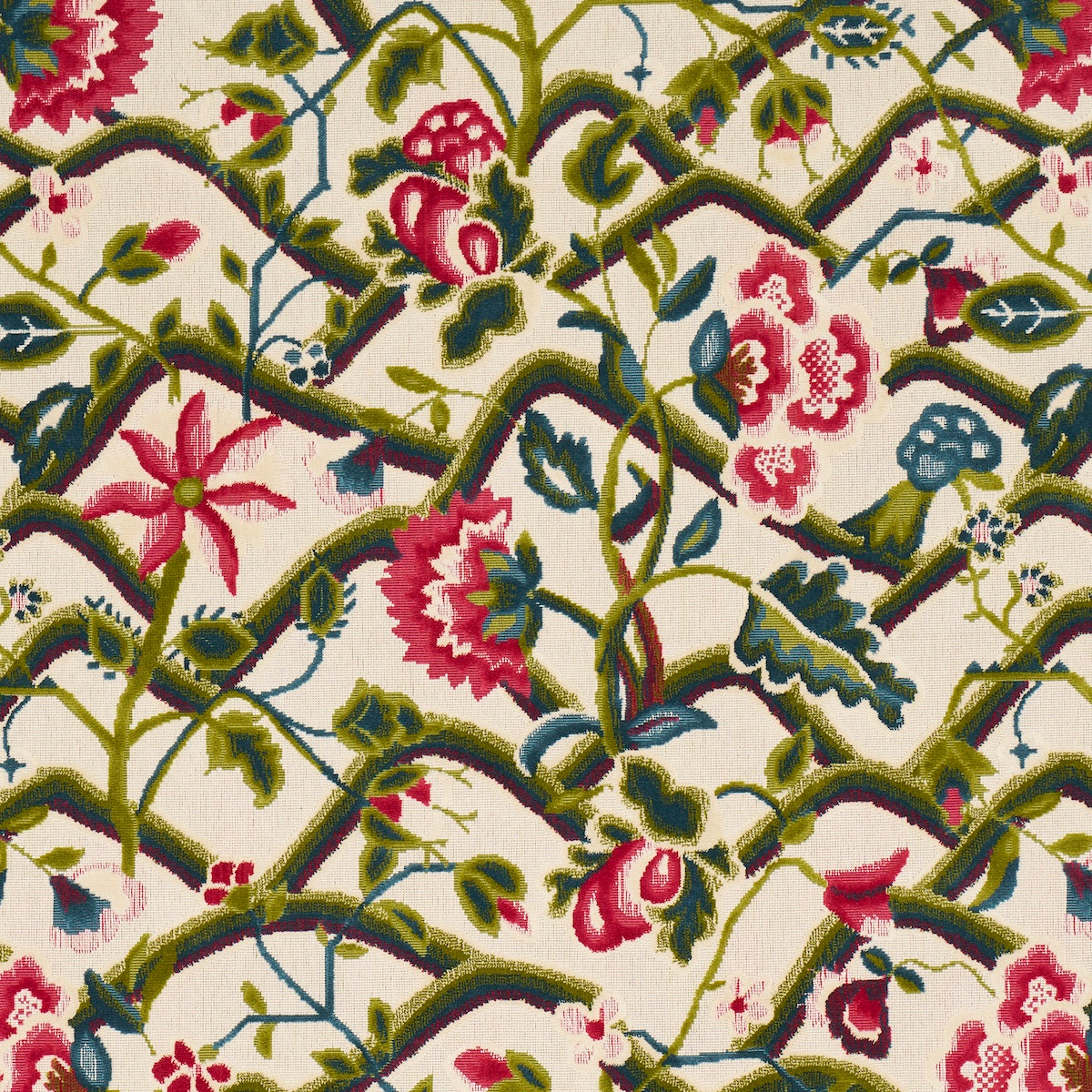 JACOBEAN-GARDEN-VELVET-MULBERRY-LEAF-SCHUMACHER-84820