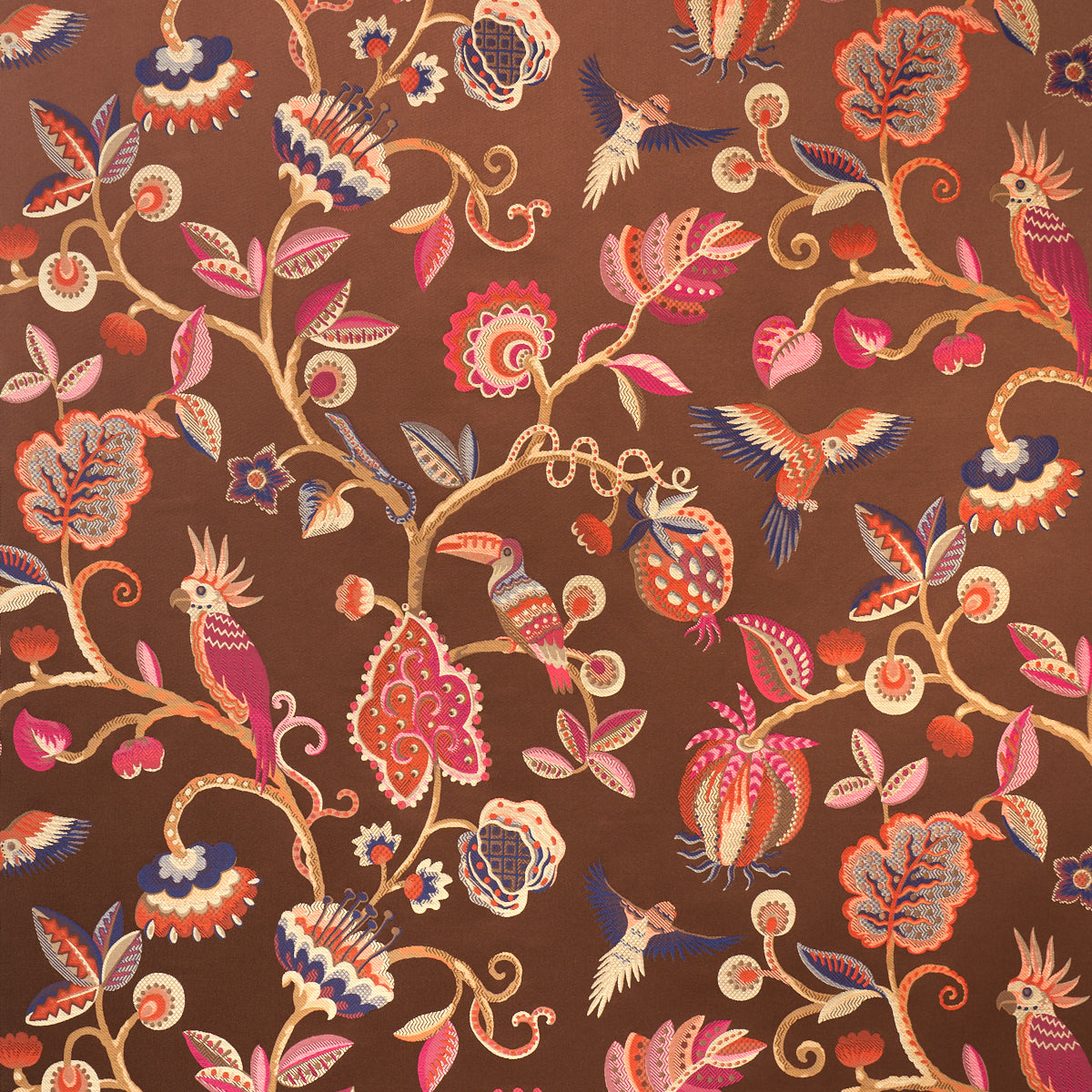 BIRDS-OF-PARADISE-WOVEN-CHESTNUT-SCHUMACHER-85111
