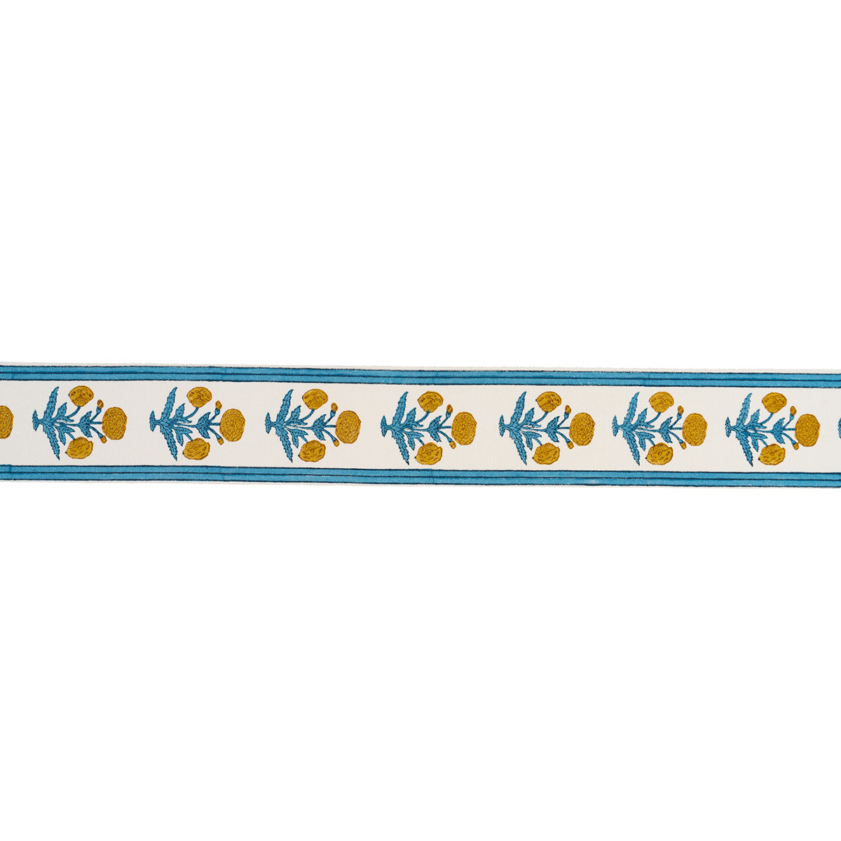 POPPY-HAND-BLOCK-TRIM-BLUE-SCHUMACHER-85440