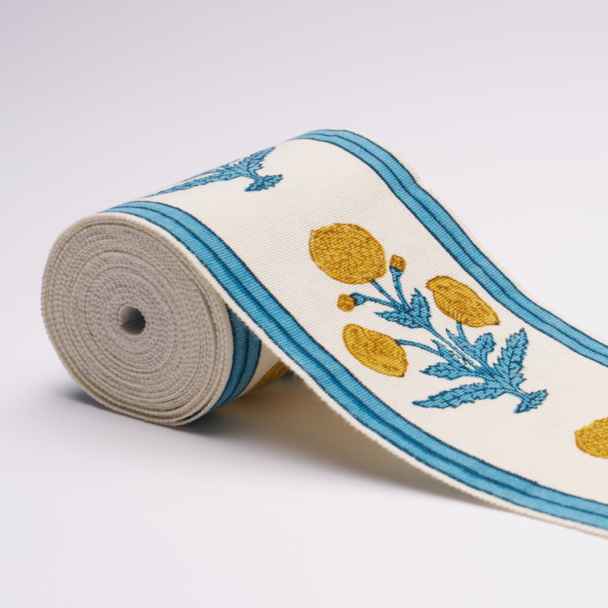 POPPY-HAND-BLOCK-TRIM-BLUE-SCHUMACHER-85440