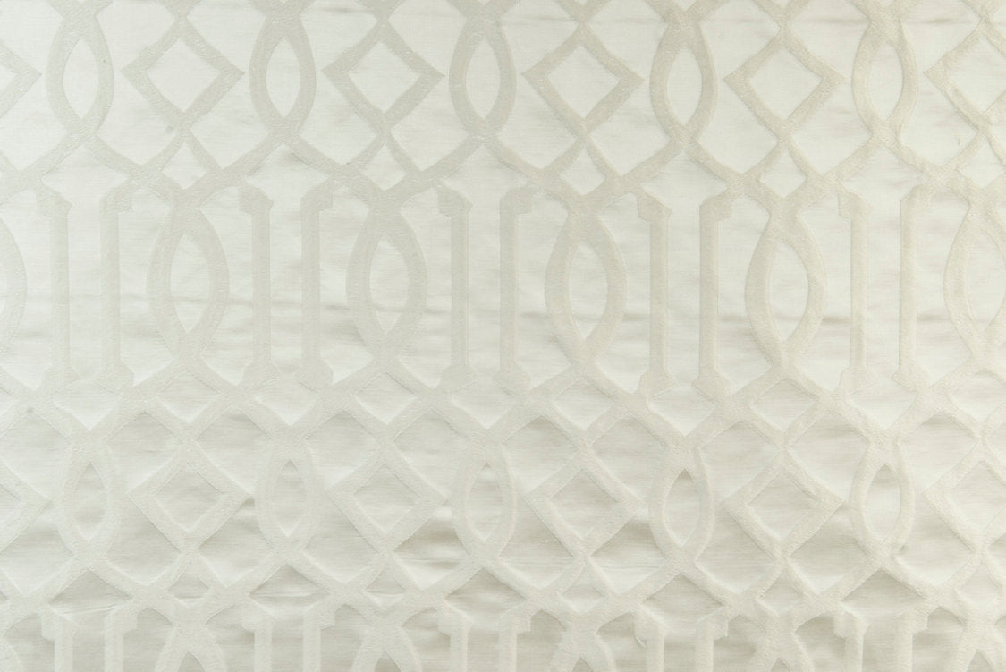 Master Trellis - Snow White - Scalamandre Fabric