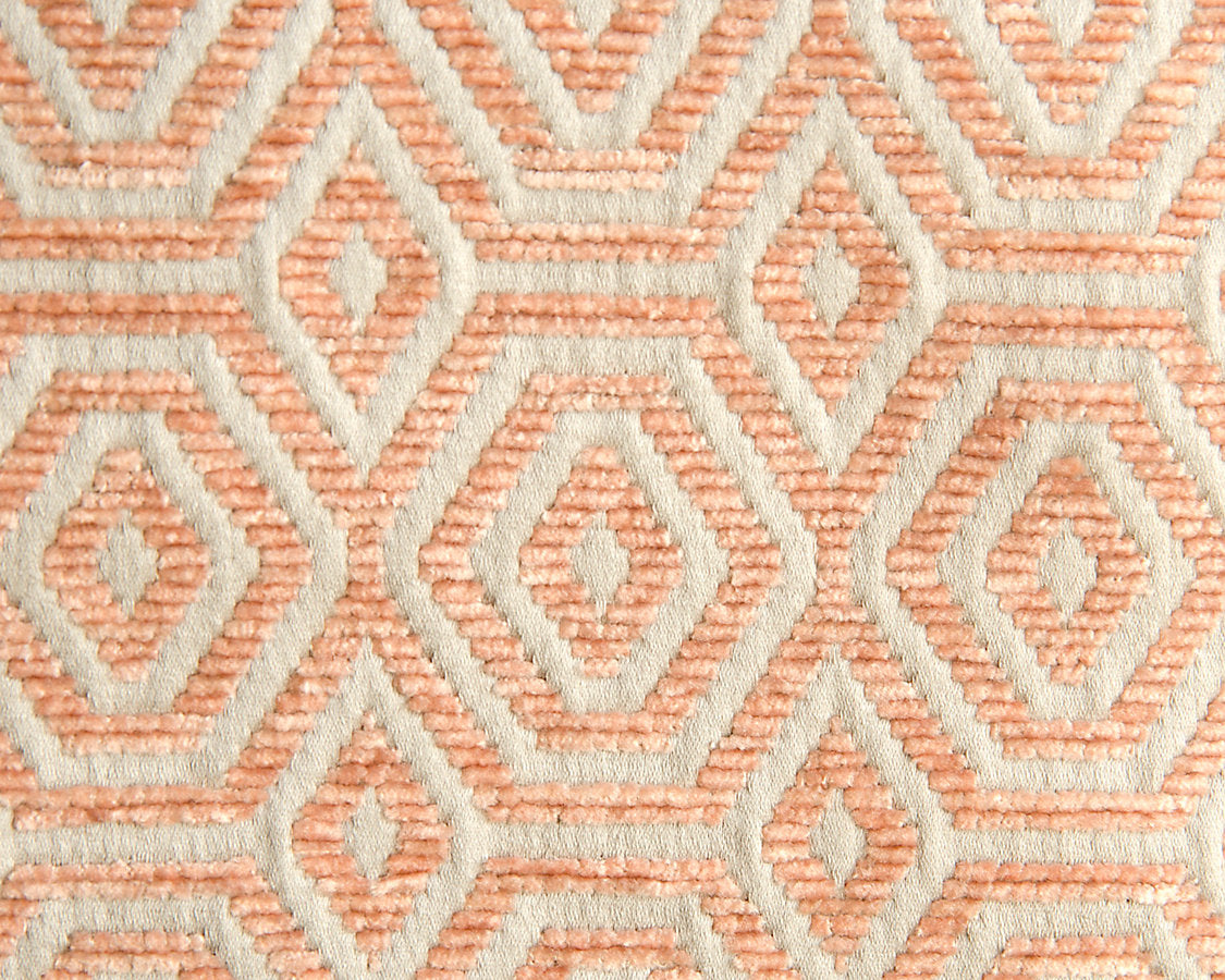 Geometric Drops - Pink Sand - Scalamandre Fabric