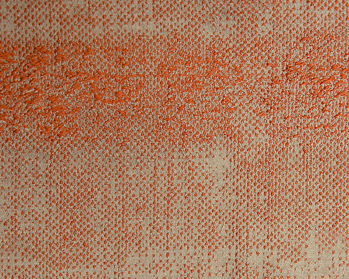 Kim - Marsala On Gray - Scalamandre Fabric