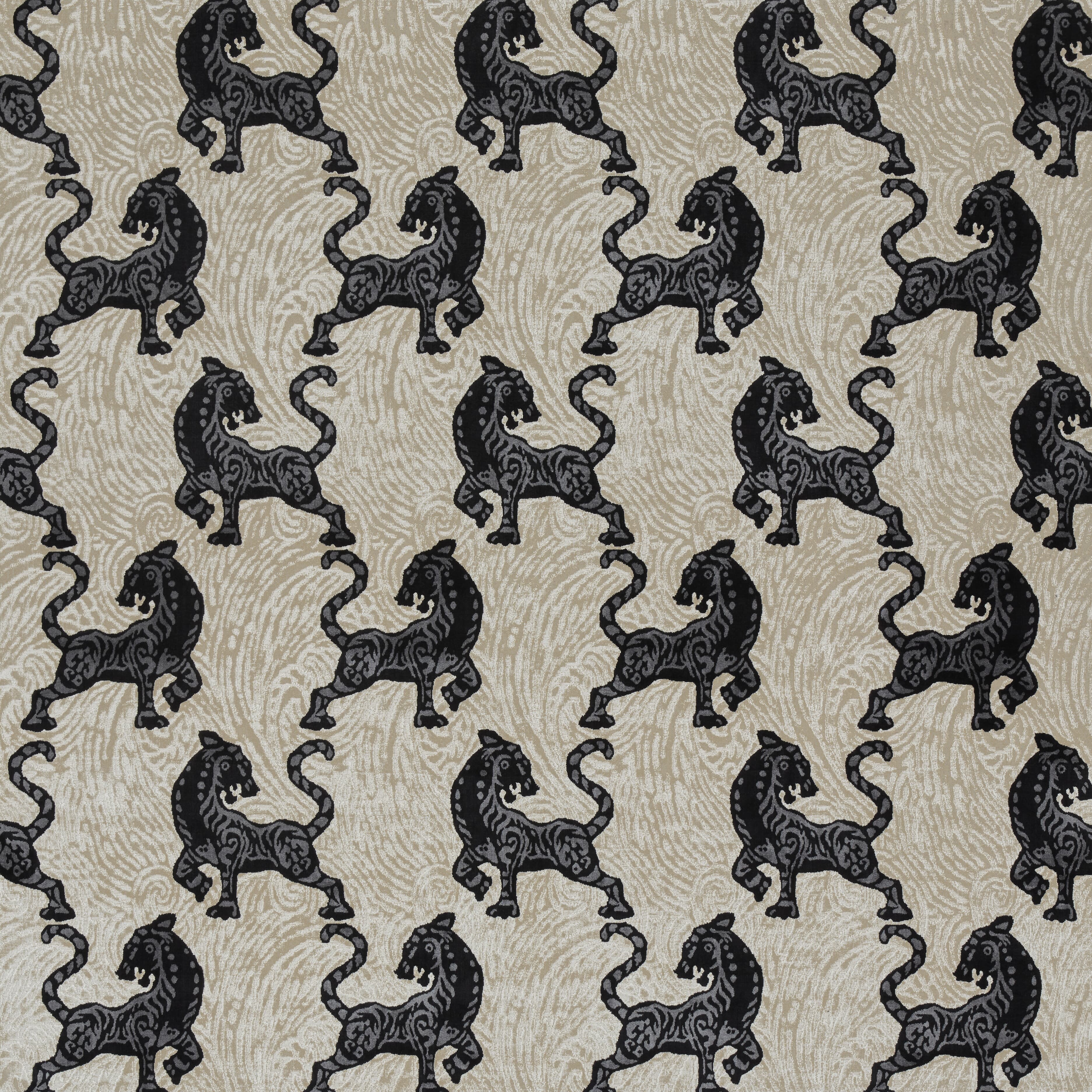Africa 2 Black/tan by Stout Fabric