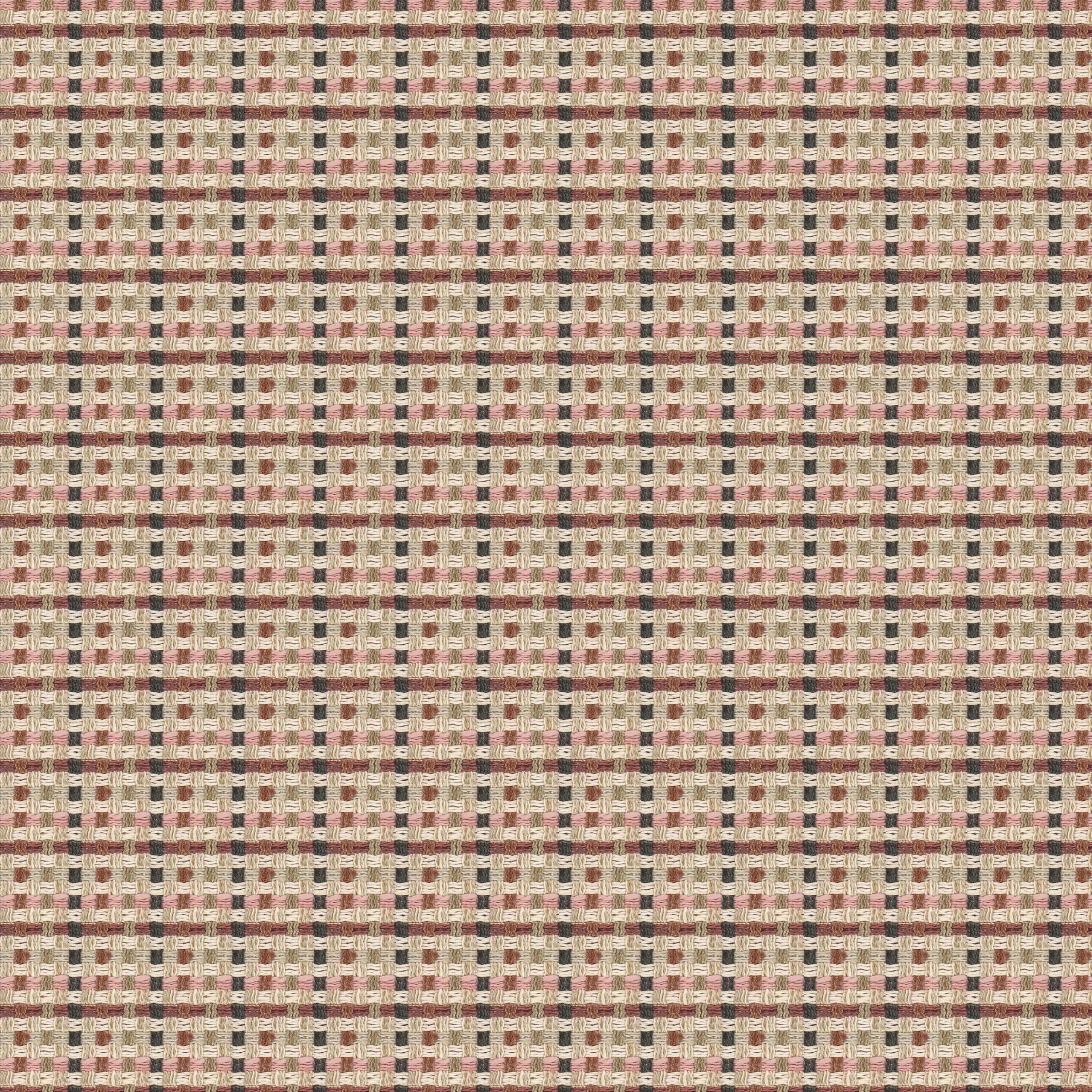 Antler 1 Cranberry by Stout Fabric