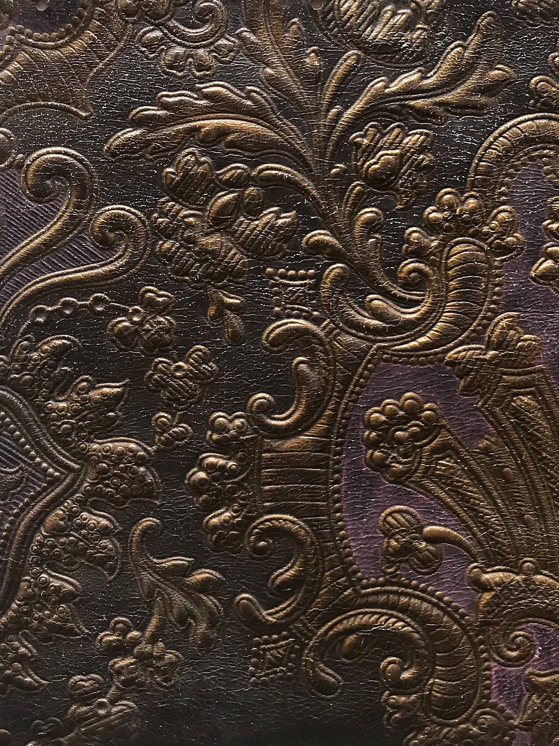 Cuir Colbert - Mauve/Gold