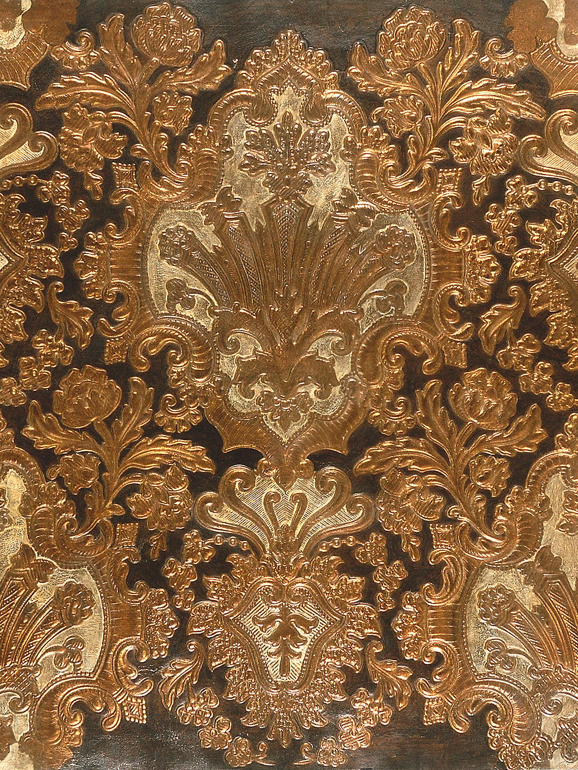 Cuir Colbert - Blanc/Gold