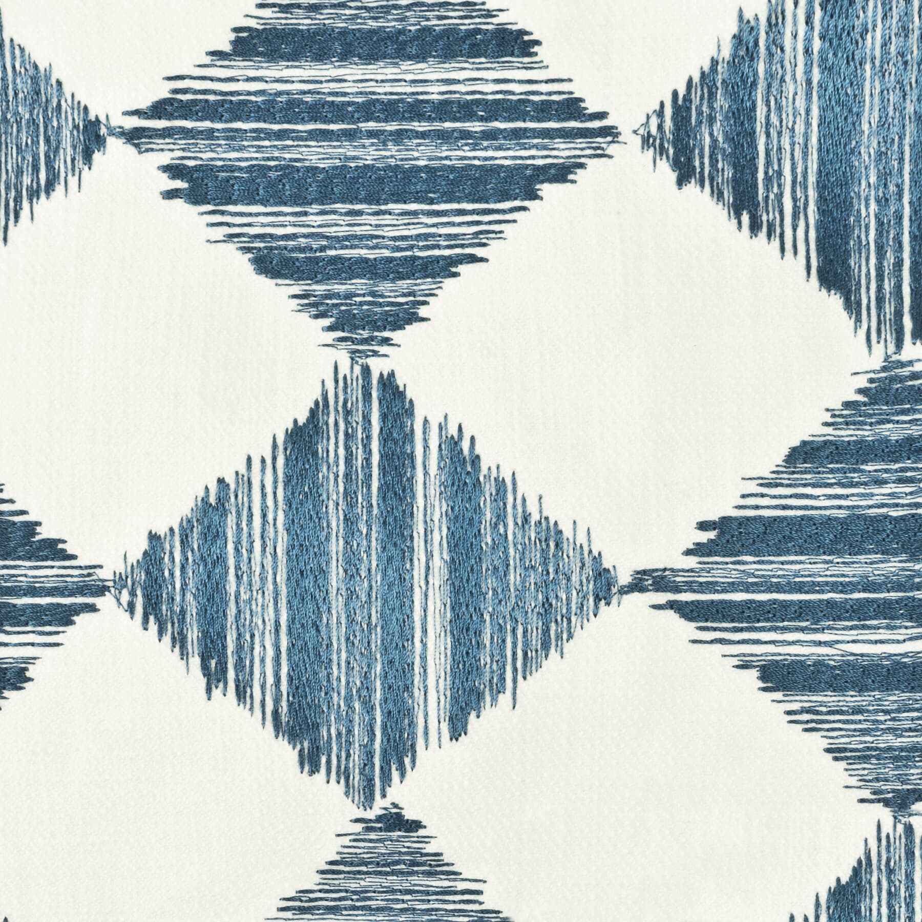 Banff 3 Blue/white by Stout Fabric