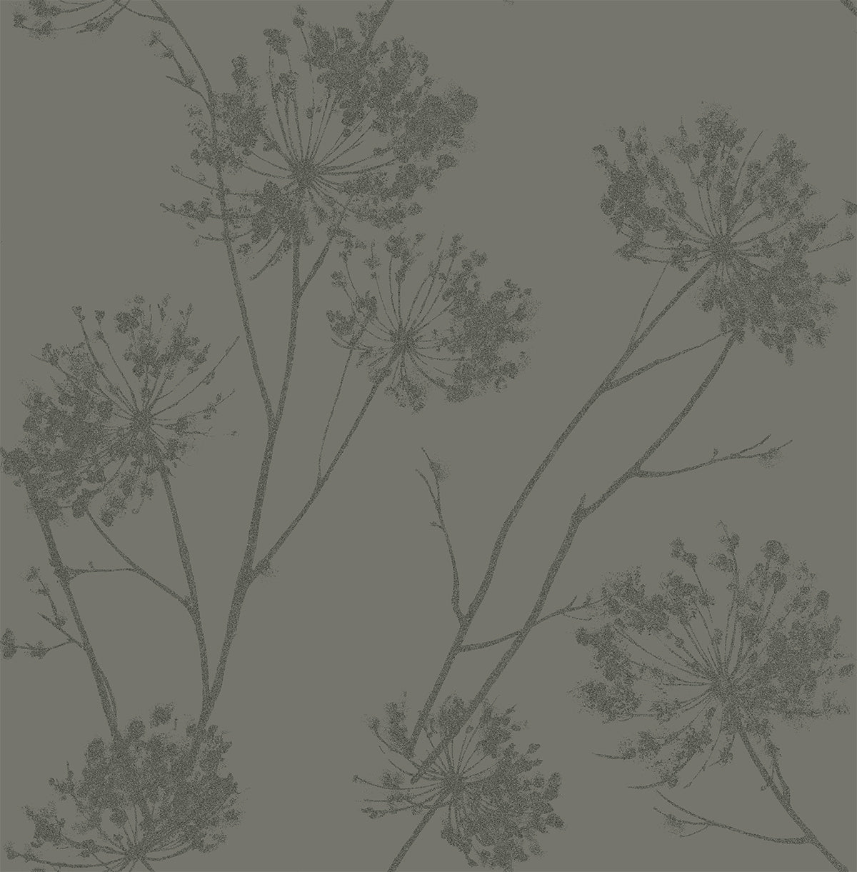 Seabrook Designs BD50205 Etten Beaded Wild Grass  Wallpaper Zinc