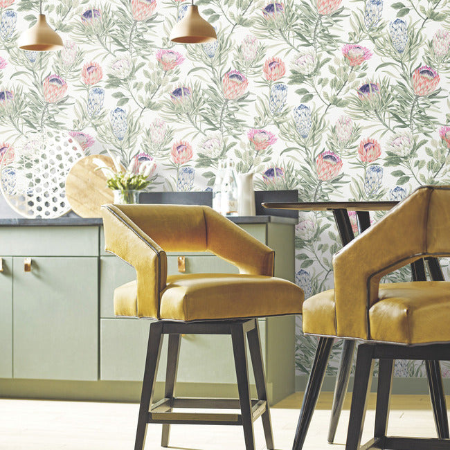 protea-wallpaper-white-fuchsia-york-wallcoverings-bl1752