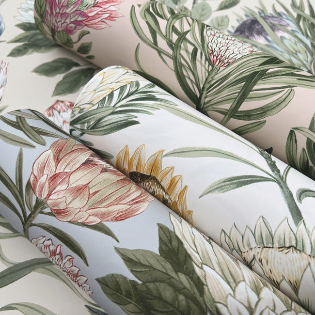 protea-wallpaper-white-fuchsia-york-wallcoverings-bl1752