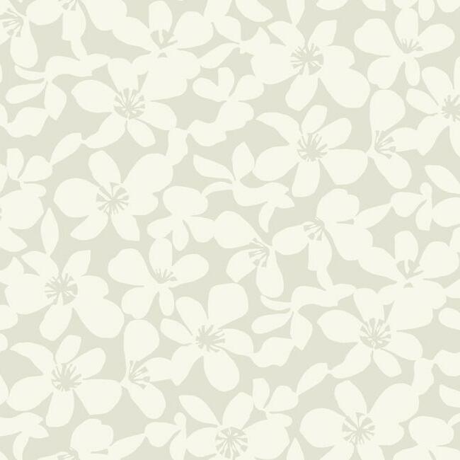 Free Spirit Wallpaper - Pearl - York Wallcoverings - BO6683