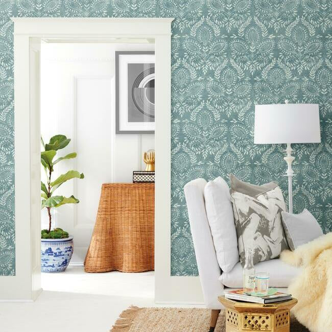 laurel-damask-wallpaper-teal-york-wallcoverings-bo6735