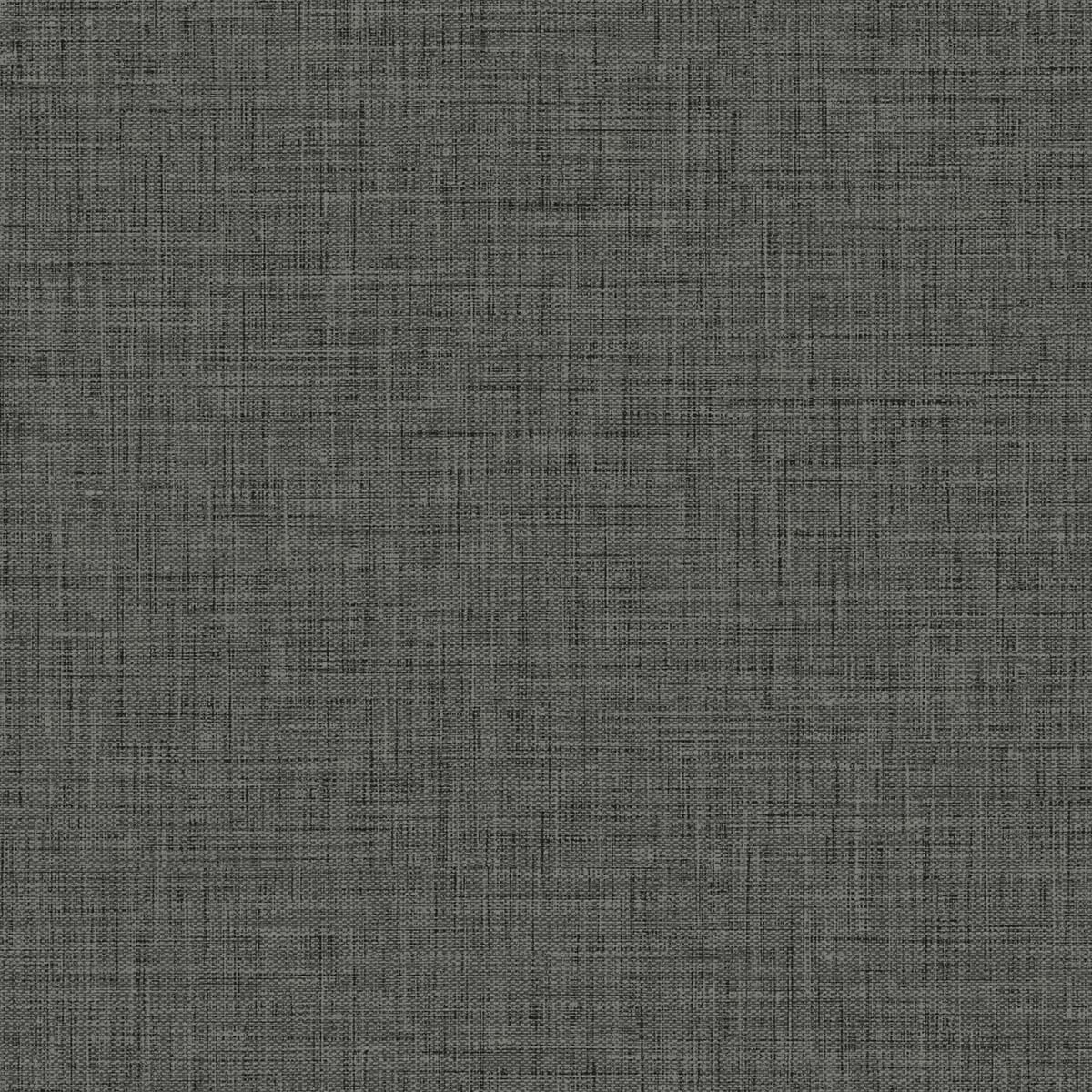 Seabrook Designs BV30200 Texture Gallery Easy Linen  Wallpaper Charcoal