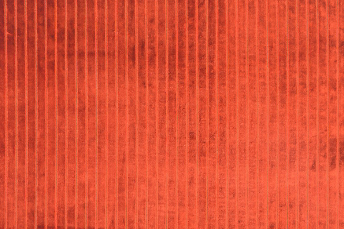 Velvet Stripe - Paprika - Scalamandre Fabric