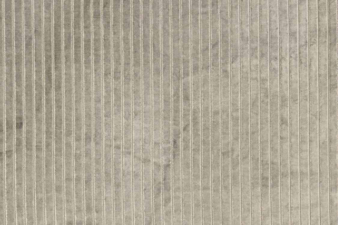 Velvet Stripe - Steel - Scalamandre Fabric