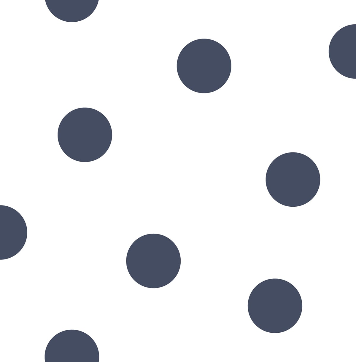 Seabrook Designs DA61602 Day Dreamers Dots  Wallpaper Navy