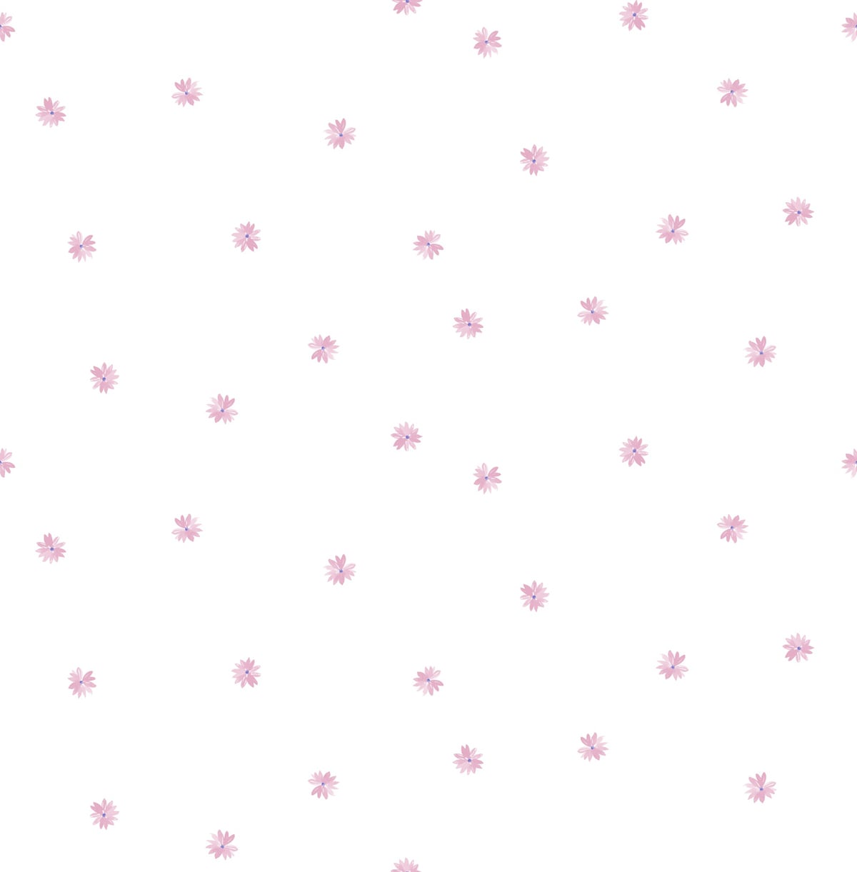 Seabrook Designs DA62801 Day Dreamers Little Daisy  Wallpaper Bubblegum