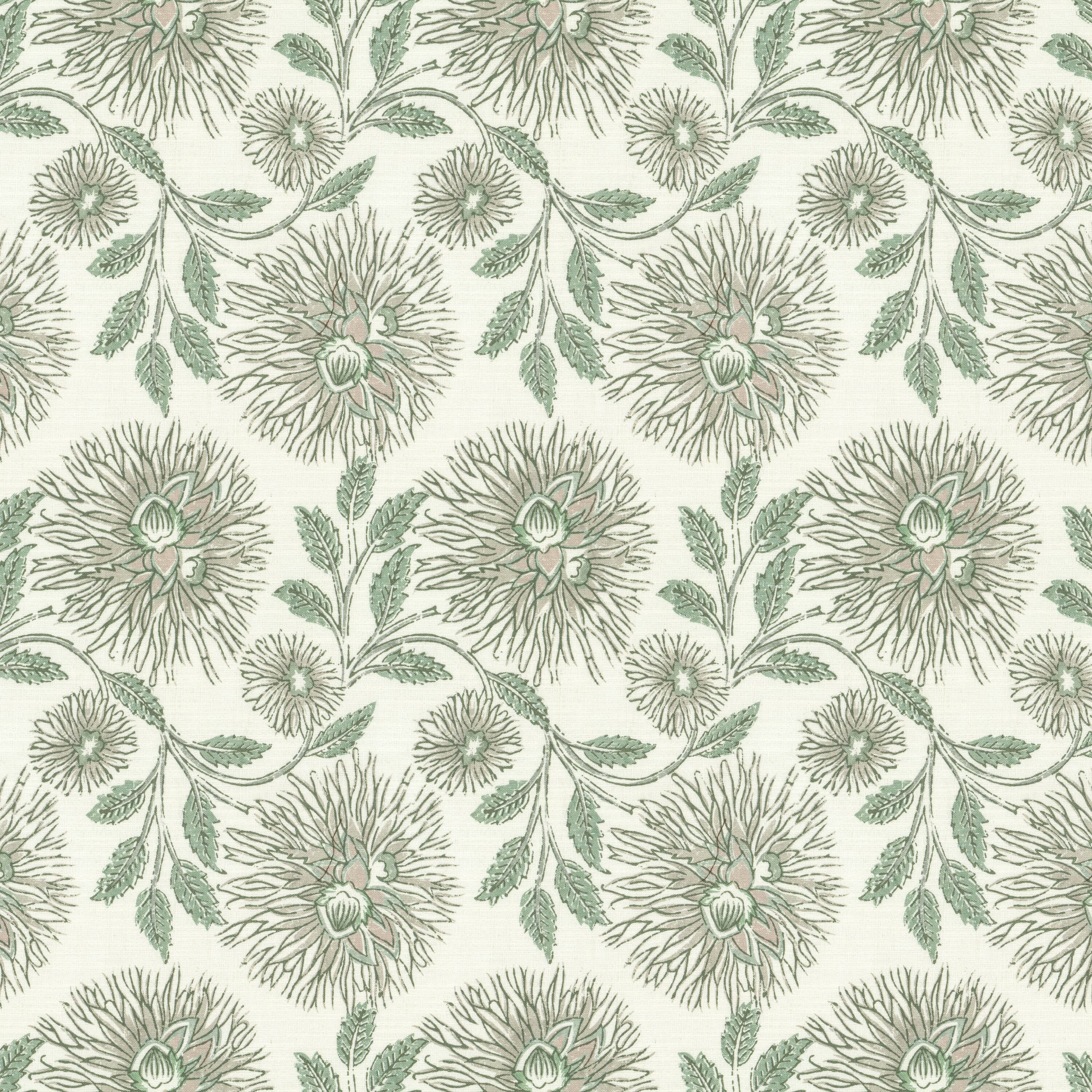 Dahlia 1 Aloe by Stout Fabric