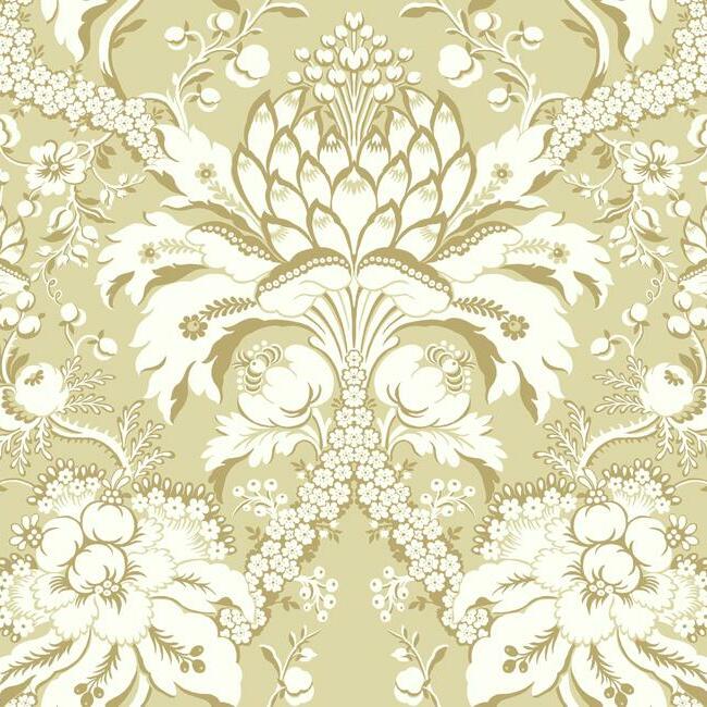 french-artichoke-damask-wallpaper-yellow-york-wallcoverings-dm4953