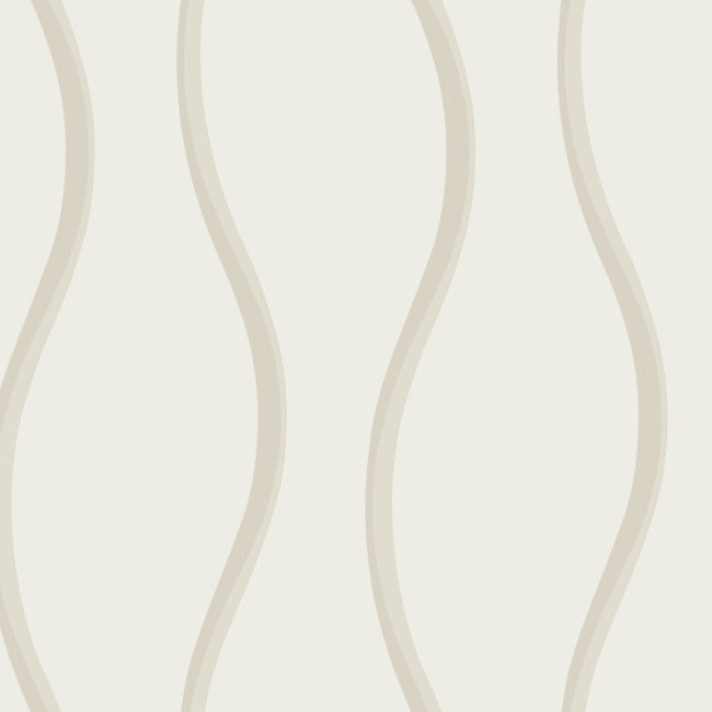 Unfurl Wallpaper - White - York Wallcoverings - DT5114