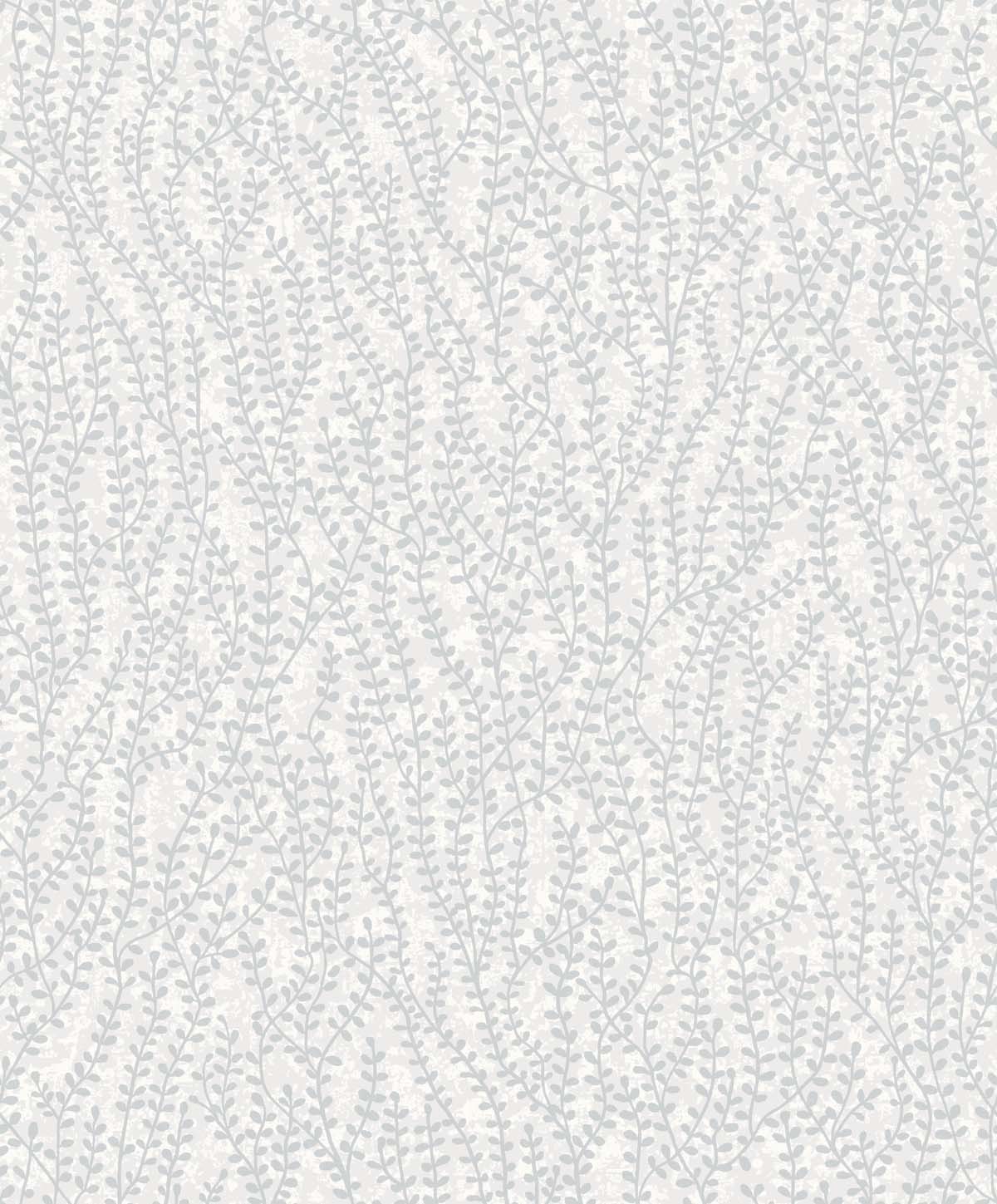 Seabrook Designs EW10608 White Heron Seaweed Beaded Branches  Wallpaper Diamond Glass Beads