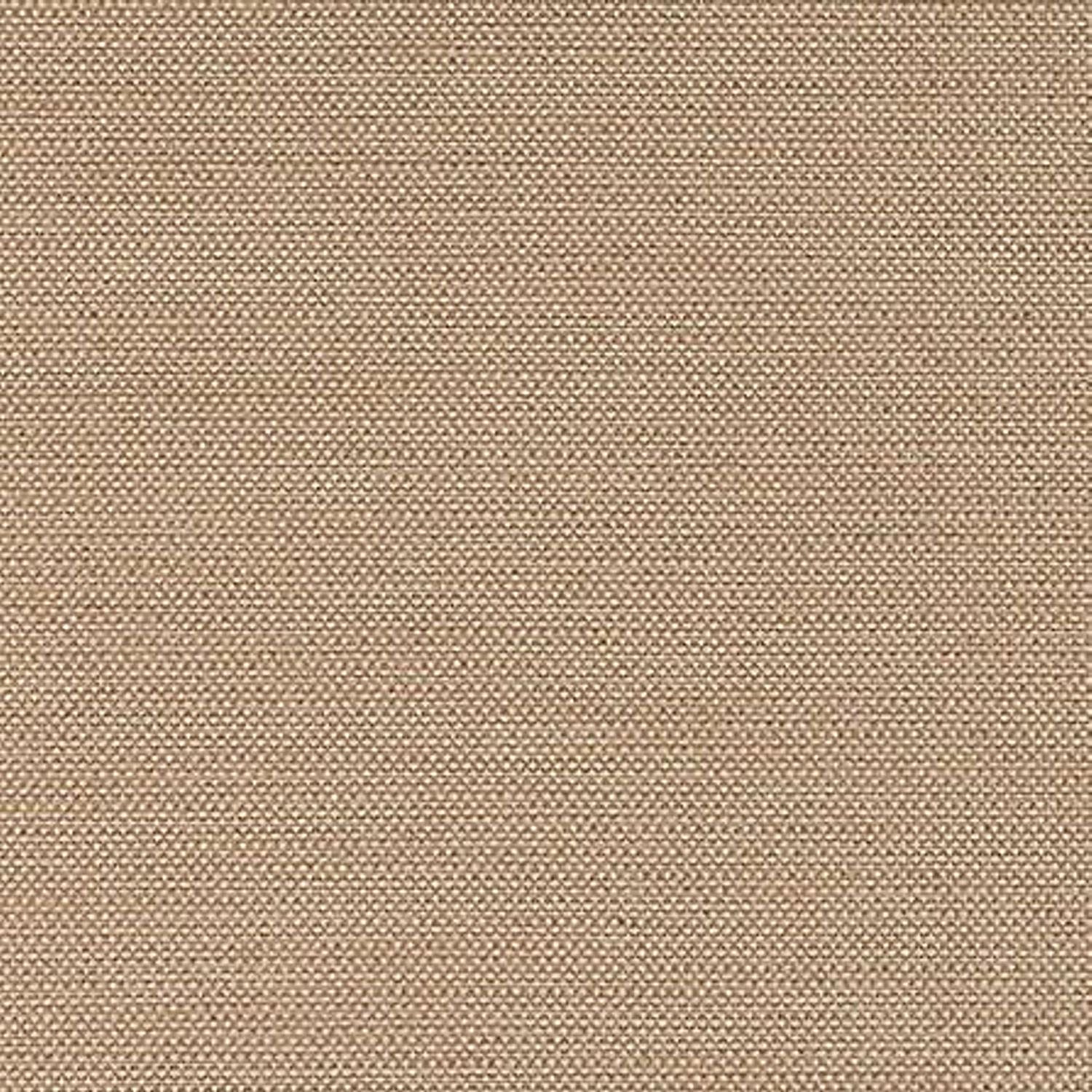 Color: Beige Tan, Material: 100% Subrella Acrylic, Mildew Resistant: Yes, Recommended Use: Indoor Outdoor Upholstery Cushion Pillow Drapery, Warranty: 5 Year, Water Repellent: Yes, Width: 54", Type: Textured Solids, Selvedge: Left-Right, Repeat: NA
