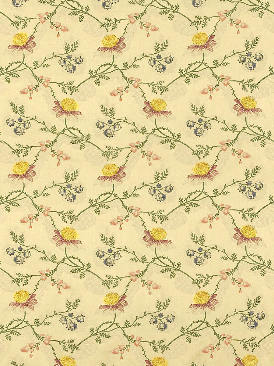 Pompadour - Multi On Beige - Scalamandre Fabric