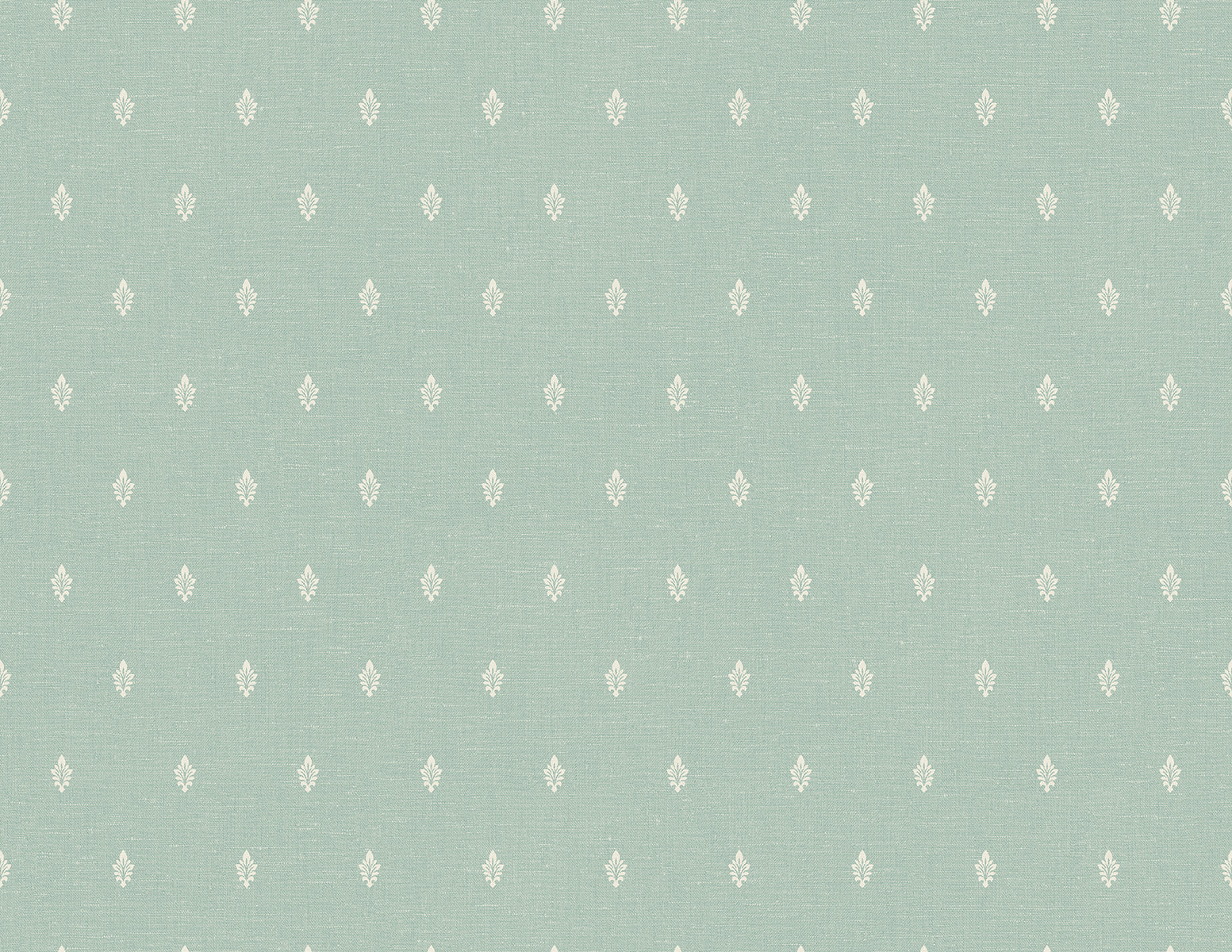 Seabrook Designs FC60612 French Country Petite Feuille Sprig  Wallpaper Minty Meadow