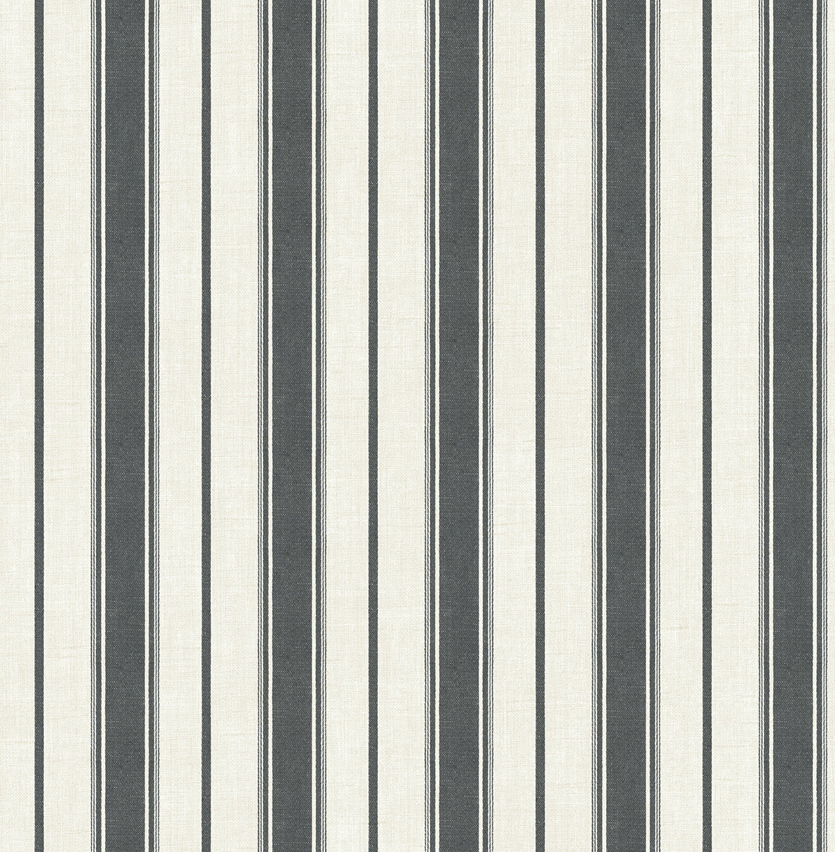 Seabrook Designs FC61500 French Country Eliott Linen Stripe  Wallpaper Poppy Seed