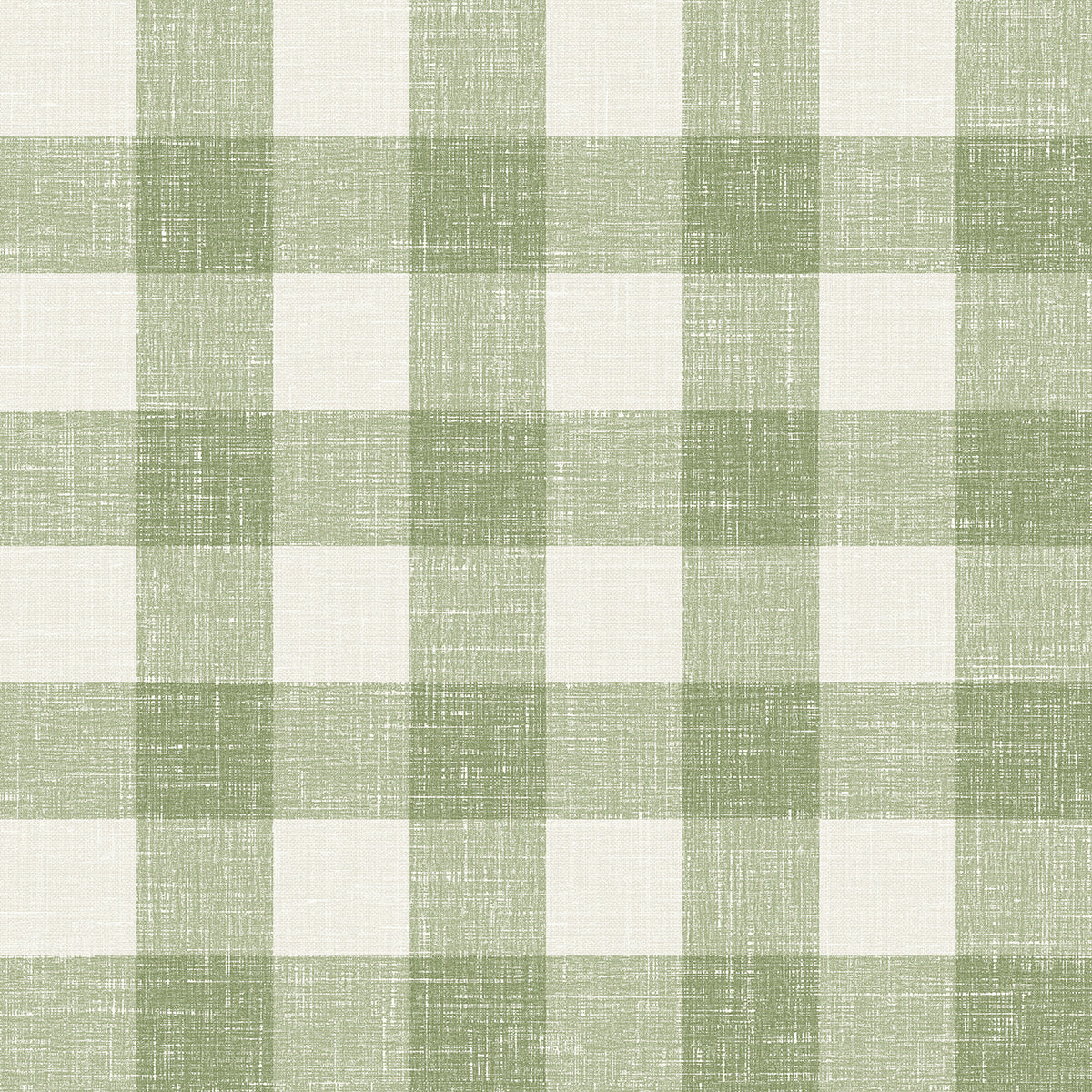 Seabrook Designs FC62304 French Country Bebe Gingham  Wallpaper Herb