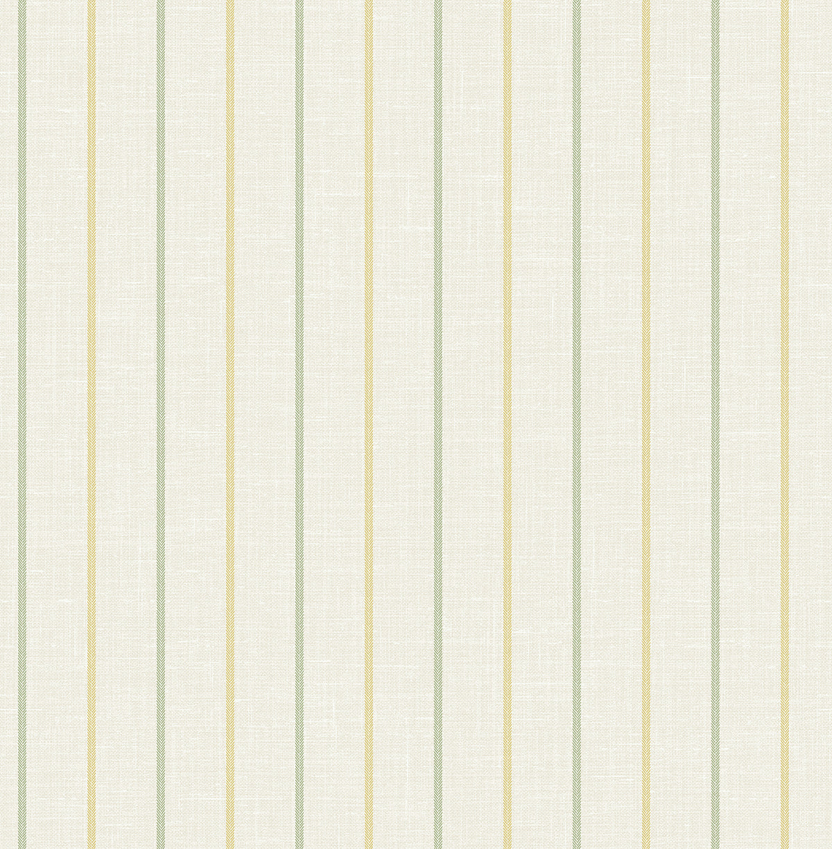 Seabrook Designs FC62504 French Country Andree Stripe  Wallpaper Dandelion & Pomme