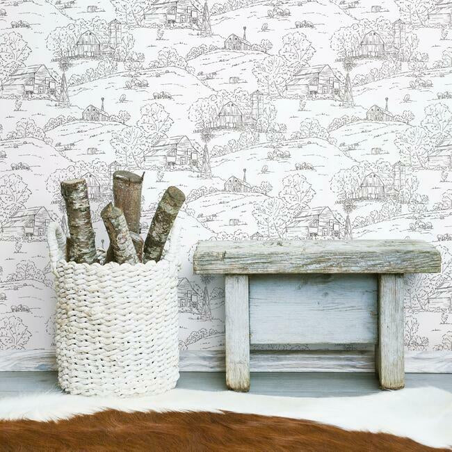 pasture-toile-wallpaper-black-white-york-wallcoverings-fh4031